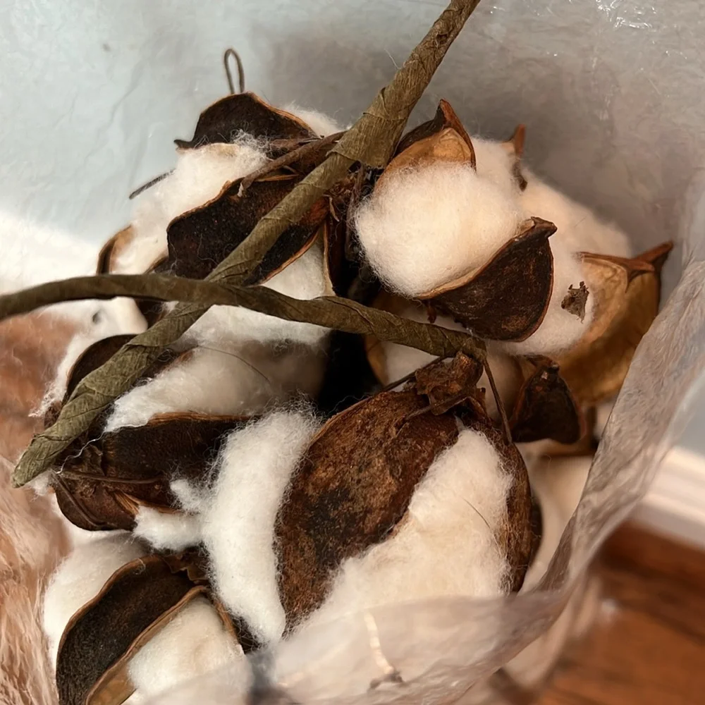 BRAND NEW COTTON BALL PIECES FOR FARMHOUSE HOME DECOR